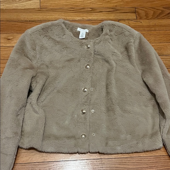 H&M TEDDY FLEECE CARDIGAN - Picture 7 of 9